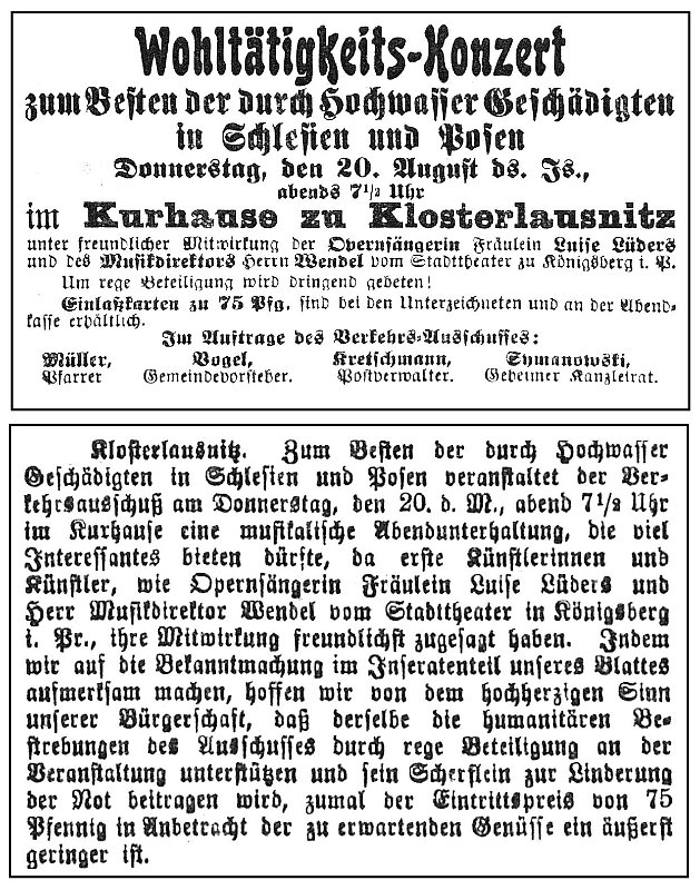 1903-08-20 Kl Wohltaetigkeitskonzert